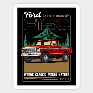 Retro F150 Pickup Car Sticker